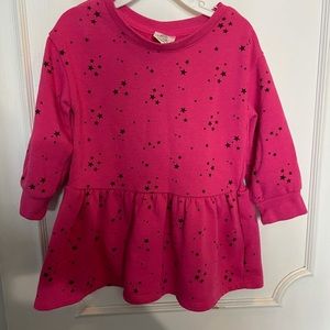 Girls 2 years gap hot pink stars knit sweater top cozy fall winter